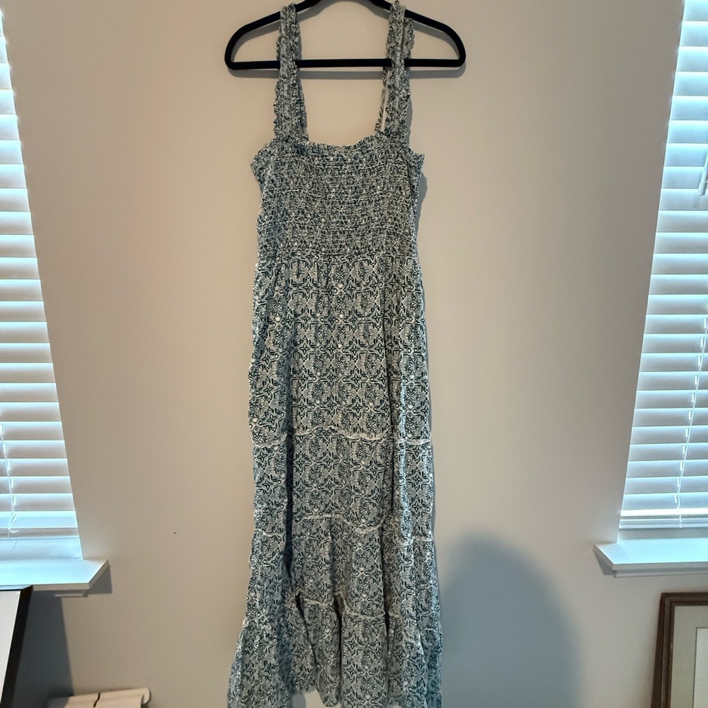 Dip Blue and White Textured Dress size XL